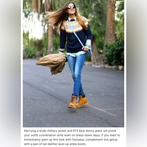 R13 Alison Skinny Jean👖 Howell Indigo 27 ~ NEW! MSRP $380 ~ Made in Italy 🇮🇹 - Picture 8 of 15